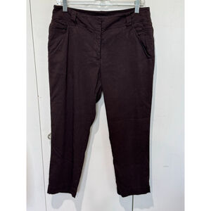 Women's Eileen Fisher purple Ankle Cropped Pants S
